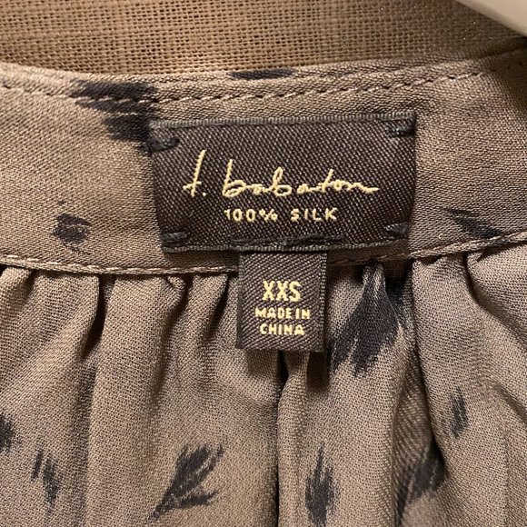 Babaton Leopard Bennett Silk Dress - Picture 7 of 11